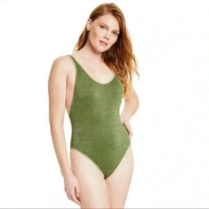 NWT FE NOEL‎ x Target Metallic Swimsuit